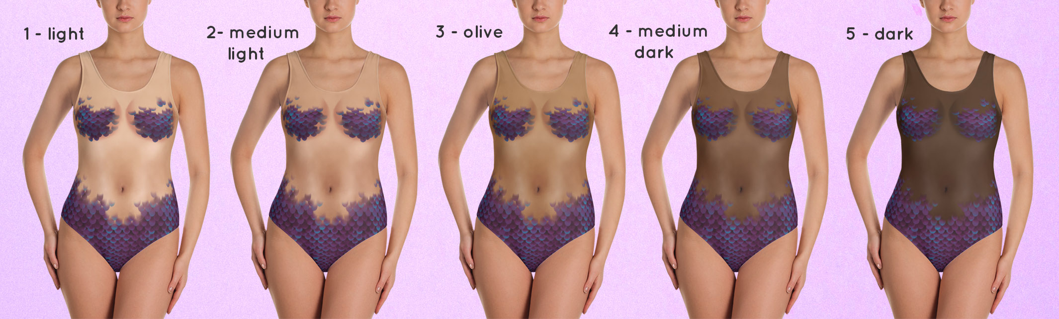 Mermaid Scale Swimsuits