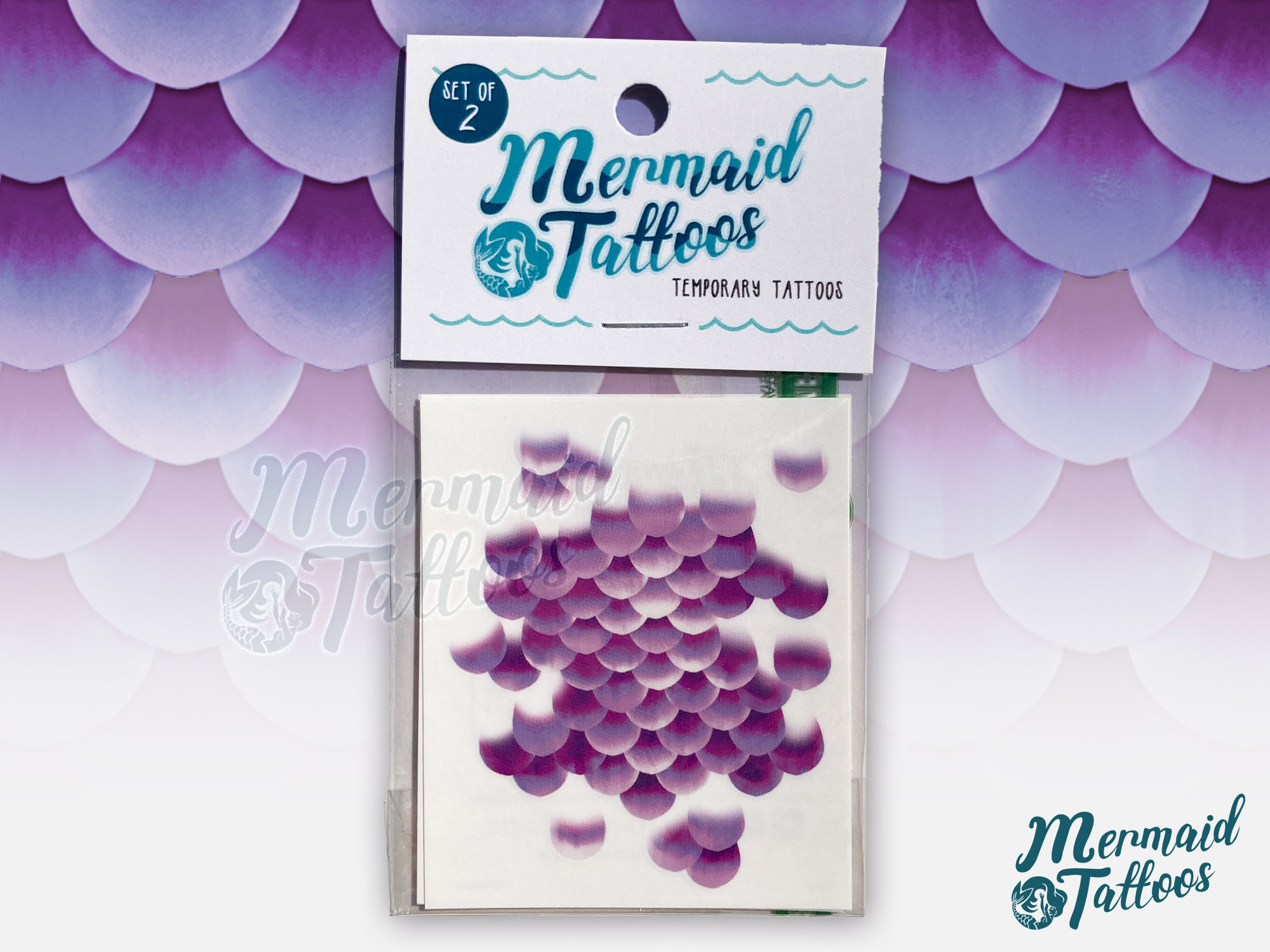 Purple Mermaid Scales